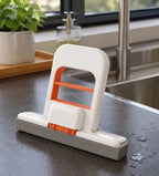Portable Mini Foldable Desktop Mop with Self-Wringing Mechanism | Compact Sponge Cleaning Mop for Kitchen, Glass & Countertops